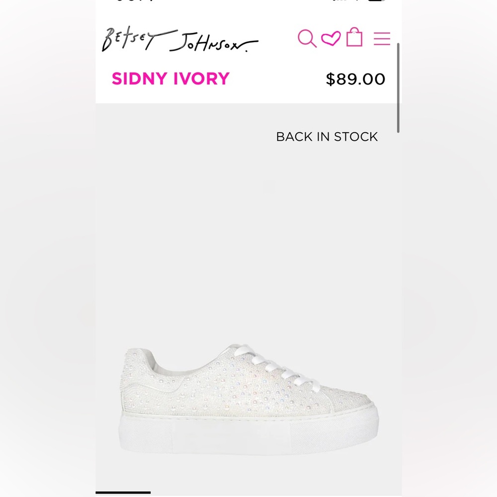 Betsey Johnson Sidny Sneaker
